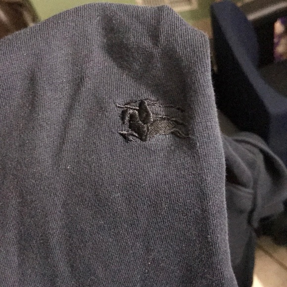 AUTHENTIC BURBERRY MEN NAVY BLUE PULLOVER SWEATER - Picture 6 of 6